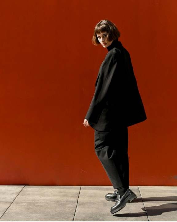 Evening outfit ensemble